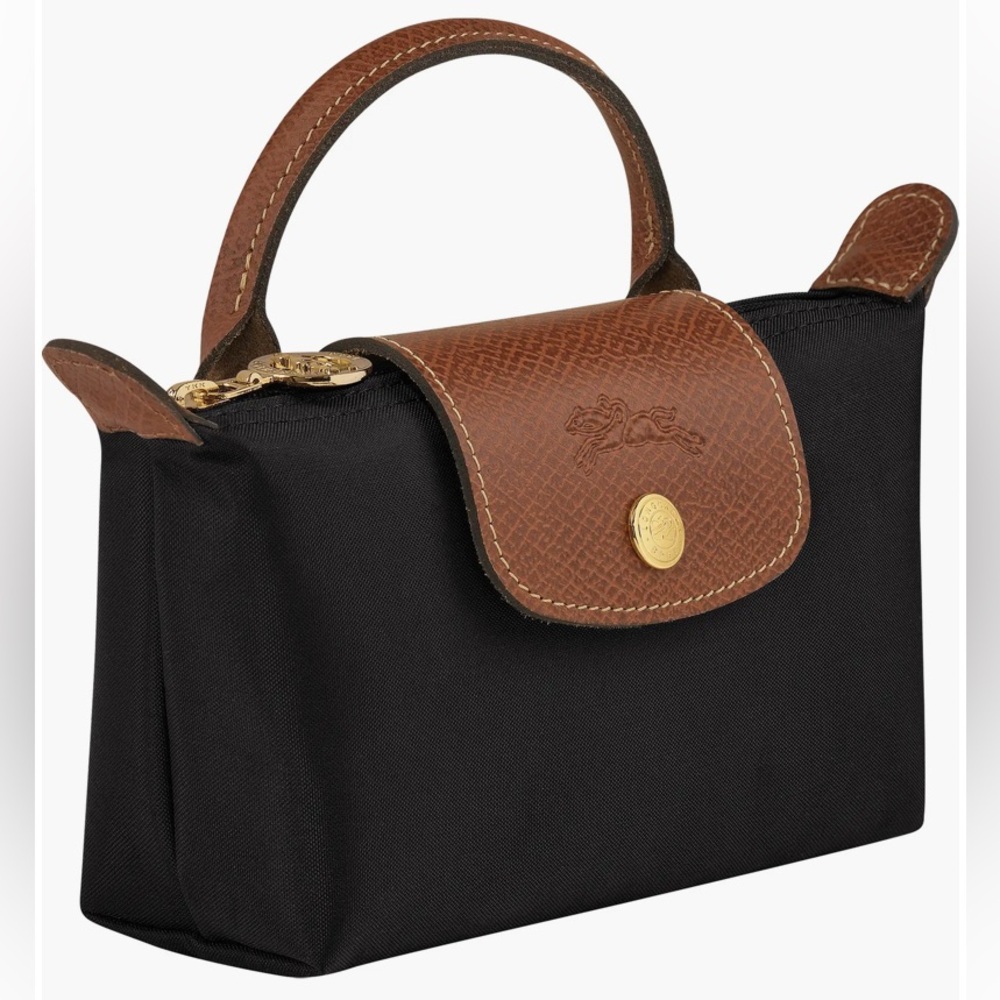 Longchamp Le Pliage Cosmetics Case Black - Picture 4 of 9